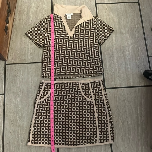 Kirious Other - SET: Jersey knit polo & mini set SZ M